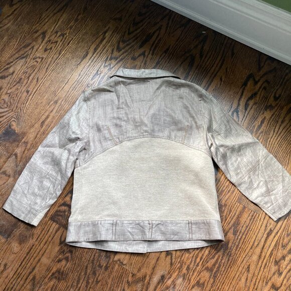 TRICOT CHIC Linen Jacket size 12 US - Picture 4 of 16